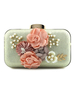 Schöne Hochzeit Handtasche für die Braut mit Farbblock im eleganten & luxuriösen Stil Boxtasche Kunststoff
