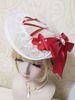 Schöne Lolita Hat Bänder und Bögen Bowler Bow