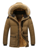Schneejacke Verdickt SLIM FIT mit Farbblock für Openair Parka