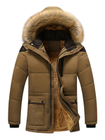 Schneejacke Verdickt SLIM FIT mit Farbblock für Openair Parka