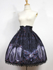 Schöner Lolita Rock Polyester mit Rüschen und Print und Hellrosa