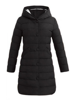 Schwarz Puffer Mantel 2021 Frauen Kapuzeed Winter Mantel Gestaltung Blase Mantel