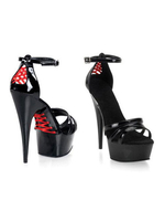 Schwarz Sexy Sandalen 2021 Platform Offener Zeh Fesselrieman Sandale Schuhe Damen High Heel Sandalen