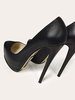 Schwarz Sexy Schuhe Frauen Plattform Stiletto Slip On Pumps Plus Size High Heels