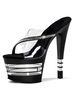 Schwarz Sexy Schuhe Plattform Offene Toe Strass Backless Sandale Hausschuhe Frauen Sexy Sandalen