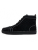 Schwarz Wildleder Freizeitschuhe 2020 Männer Um Zehe Nieten Spitze Oben Schlittschuh Schuhe Hoch Top Spitze Schuhe