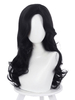 Schwarze Cosplay Perücke Hitzebeständige Faser Curly Perücke Cosplay Perücken