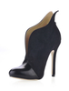 Schwarze Damen Boots aus PU