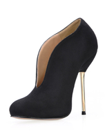 Schwarze Damen Boots mit High Heels