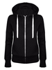 Schwarze Frauen Kapuzenpulli Kapuzenpulli mit Kapuze