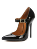 Schwarze High Heels Damen Spitz Stiletto Heel Sexy Schuhe