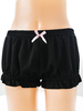Schwarze Lolita Bloomers Harajuku Kawaii elastische Rüsche Bogen süße Lolita Hose