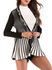 Schwarze Pullover Cardiganswomen Langarm-Strickjacke mit V-Ausschnitt