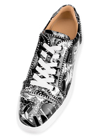 Schwarze Skateschuhe 2020 Herren Runde Kappe Bedruckte Schnürschuhe