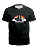 Schwarze T-Shirts für Herren mit kurzen Ärmeln und Rundhalsausschnitt