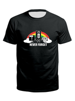 Schwarze T-Shirts für Herren mit kurzen Ärmeln und Rundhalsausschnitt