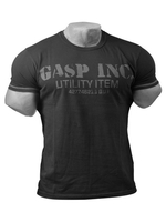 Schwarze T-Shirts Männer Juwel Hals Worte drucken Kurzarm T-Shirt