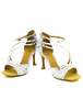 Schwarzen Tanz Schuhe High Heel Open Toe Schnalle Gurt einstellbar Ballsaal Damenschuhe