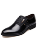 Schwarzes Kleid Schuhe Herren Spitzen Zehen Schnürschuhe formale
