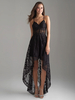 Schwarzes Sommerkleid V-ausschnitt ärmelloses Polyester langes Sommer Strandkleid