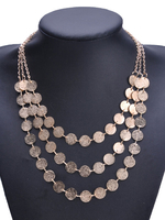Süße Halskette für Damen Mehrschichtige Halskette für Rave Klub mit Metallic-Deko im schicken & modischen Style Metall für Damen