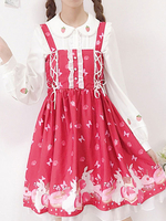 Süße Lolita Bluse Erdbeerspitze Lolita Top