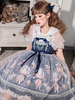 Süße Lolita Blusen Weiß Kurzarm Spitze Rüschen Spitze Lolita Shirt