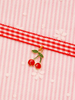 Süße Lolita Halskette mit Metallic-Deko für Alltag mit Plaidmuster Accessoires Polyester im süßen und hübschen Style und Choker