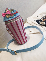 Süße Lolita Handtasche Eis Leder Umhängetasche aus Leder