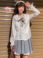 Süße Lolita Langarm Bluse und Rock Set
