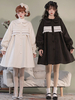 Süße Lolita-Mäntel Ecru-weißer Mantel Rüschenmantel Polyester Herbst-Lolita-Outwear