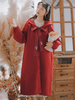 Süße Lolita Mäntel Roter Mantel Langarm Polyester Herbstakademie Lolita Outwears