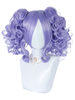 Süße Lolita Perücke 36cm-45cm Hitzebeständiges faserviolettes Lolita Zubehör