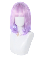 Süße Lolita Perücke Fuchsia 30cm-35cm Hitzebeständige Faser Lolita Zubehör