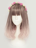 Süße Lolita Perücken in Braun für Damen Accessoires Kunstseide Harajuku Fashion