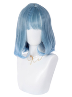 Süße Lolita Perücken 30cm-35cm Hitzebeständiges Faserblau Grün Lolita Zubehör