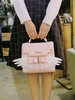 Süße Lolita Satchel Bag Winkel Flügel Bogen Pinke Lolita Umhängetasche