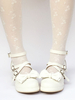 Süße Lolita Schuhe Ankle Strap klobige Ferse Lolita Pumpen mit Bogen