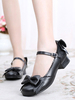 Süße Lolita Schuhe Bogen runde Zehe Welpen Heel schwarz Lolita Mary Jane Schuhe