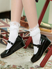 Süße Lolita Schuhe Wedge Round Toe Patent Lolita Pumps