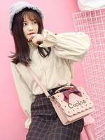 Süße Lolita Schultertasche Cookie Bow Lolita Tasche