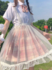 Süße Lolita SK Lolita transparente Strapsröcke