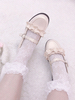 Süße Lolita Socken Lilith Eye Lace White Lolita Strumpfhosen