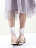 Süße Lolita Socken Net Bow Dekor Lolita Weiße Socken