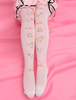 Süße Lolita Strümpfe Rosa bedruckte Lolita Kniestrümpfe
