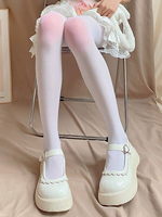 Süße Lolita Strumpfhose Weiß Zubehör Polyester Ombre Lolita Zubehör