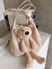 Süße Lolita Tasche Khaki Short Plüsch Umhängetasche Lolita Zubehör