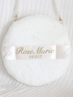 Süße Lolita Tasche Powder Puff Pearls Chain Cross Body Bag