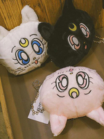 Süße Lolita Tasche Sailor Moon Luna Katze Kunstpelz Lolita Kette Tasche