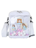 Süße Lolita Tasche Transparente Anime Abzeichen Umhängetasche